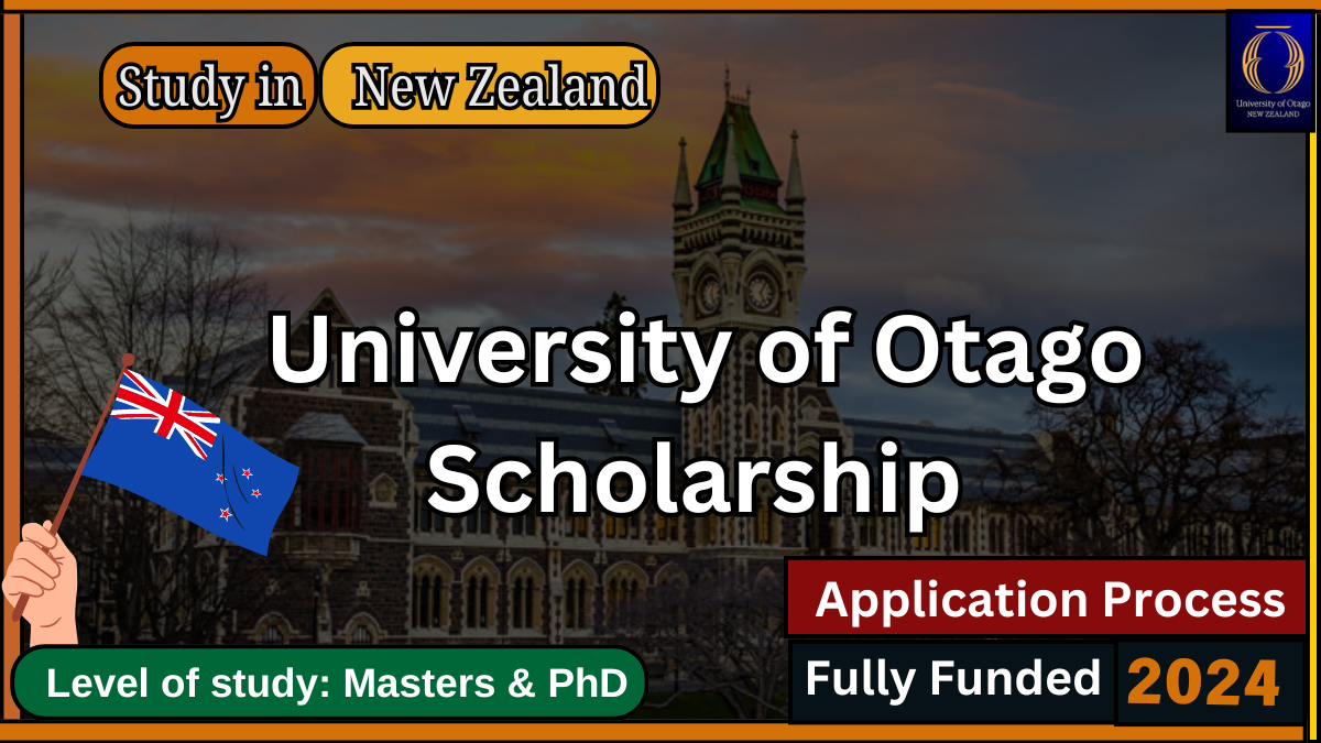 University of Otago Scholarship 2024 in New Zealand Fully Funded