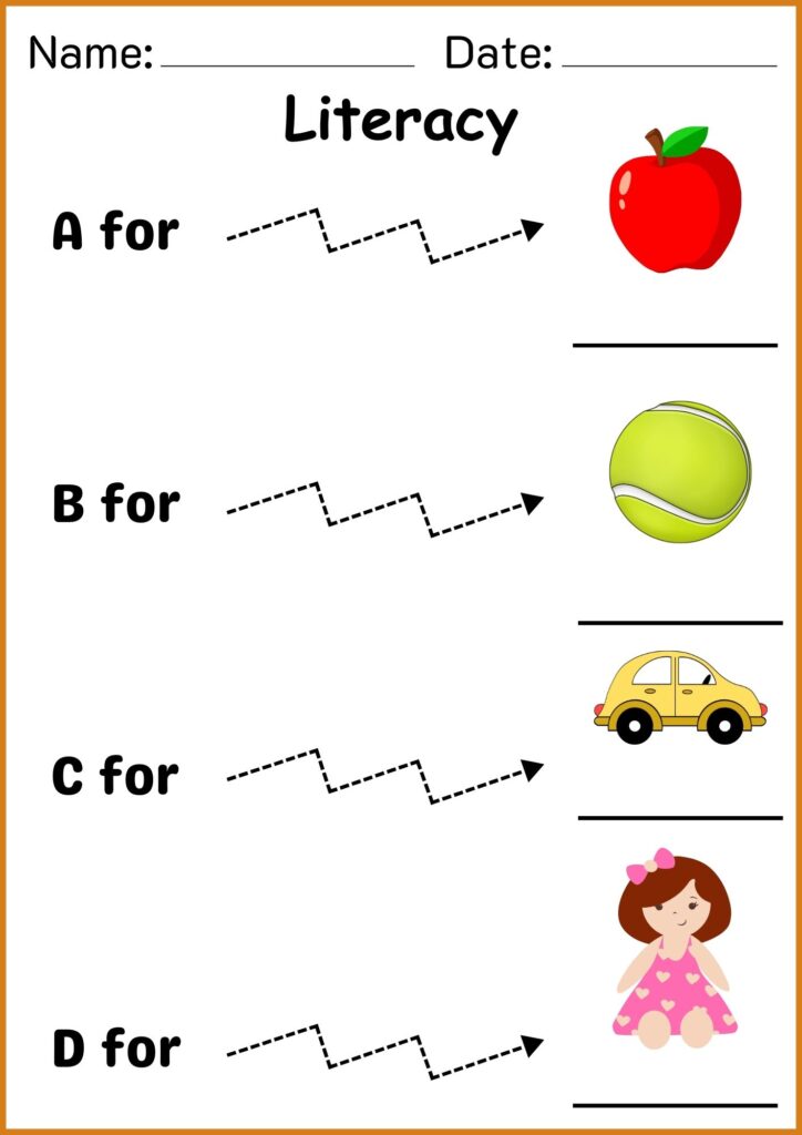 image showing trace the leteracy worksheets 2