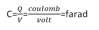 image showing the Expression for the capacitance of a capacitor