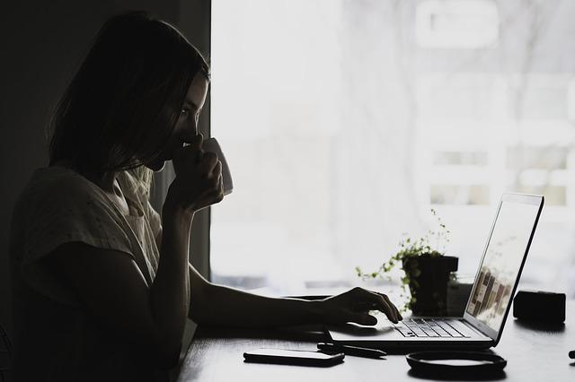 image showing a girl studying on study table