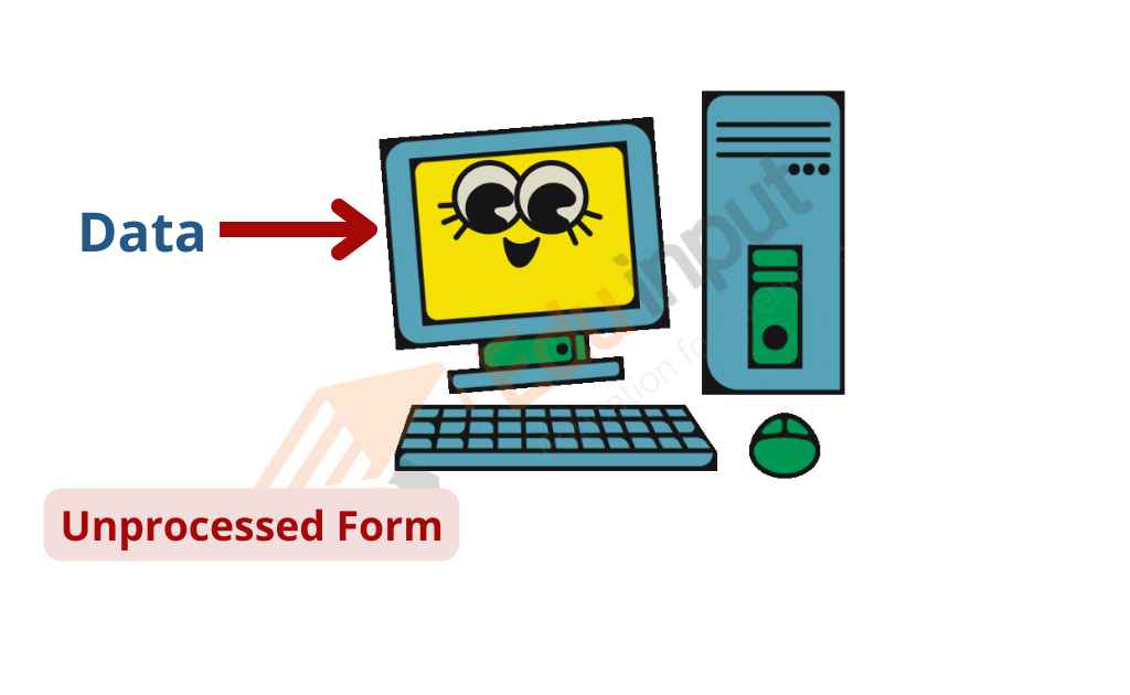 Image showing the data in computer