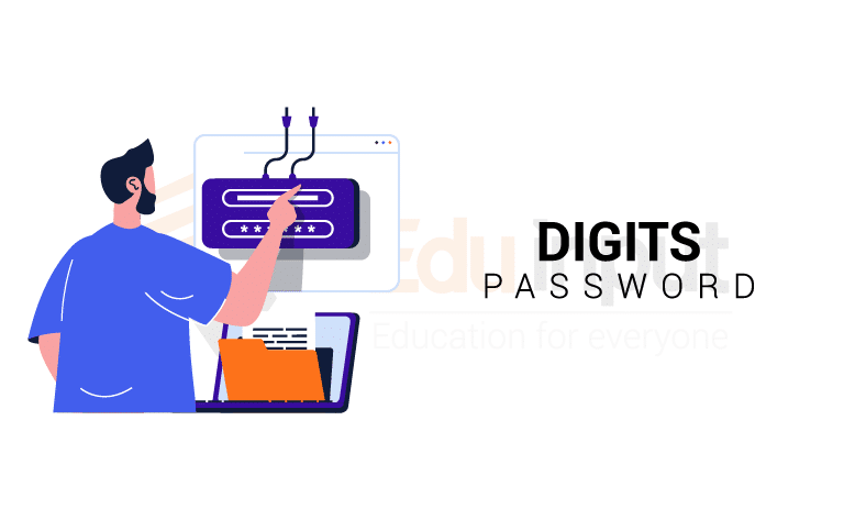 image showing the Digit password