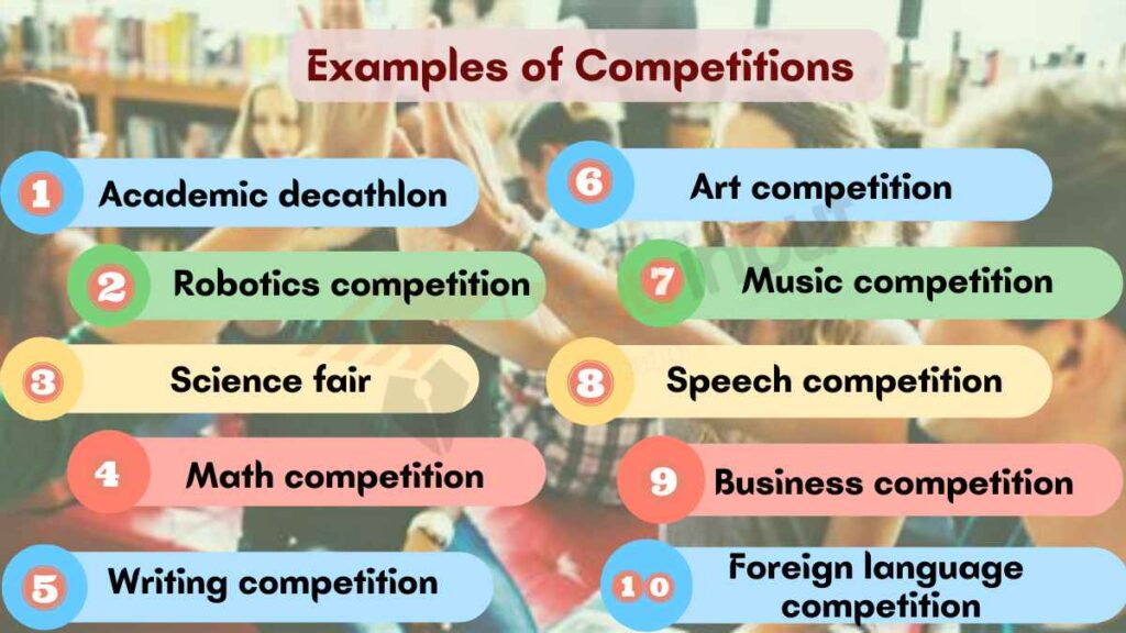 Image showing the Examples of Competitions