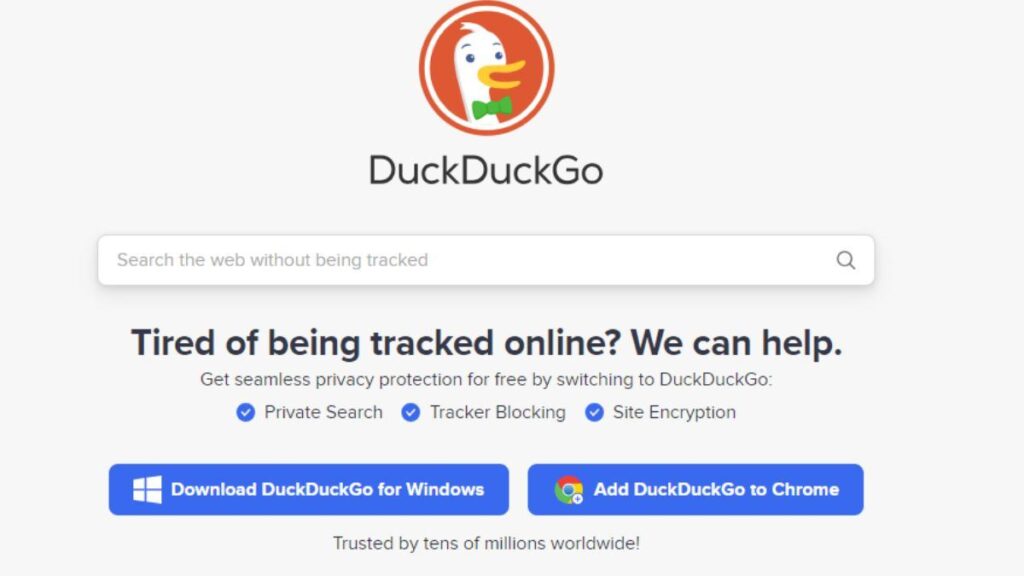 DuckDuckGo search engine