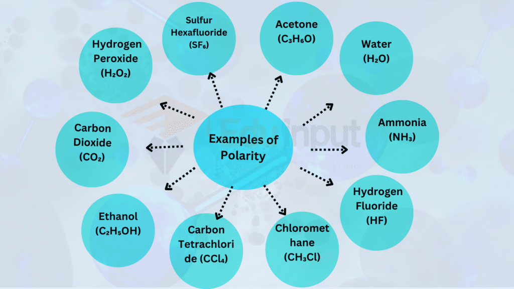 image showing examples of polarity