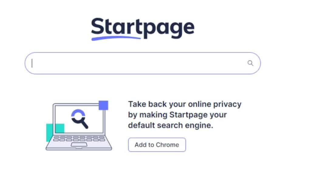 Startpage search engine