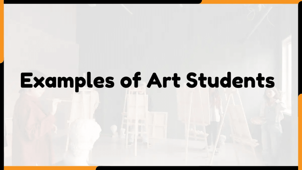 Image showing Examples of Art Students