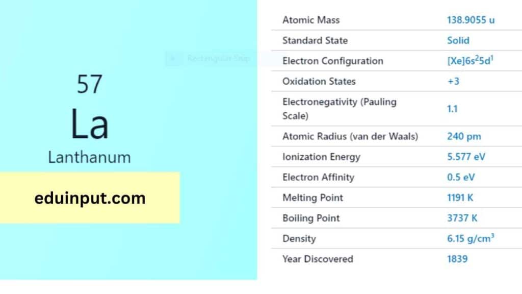 image of lanthanum