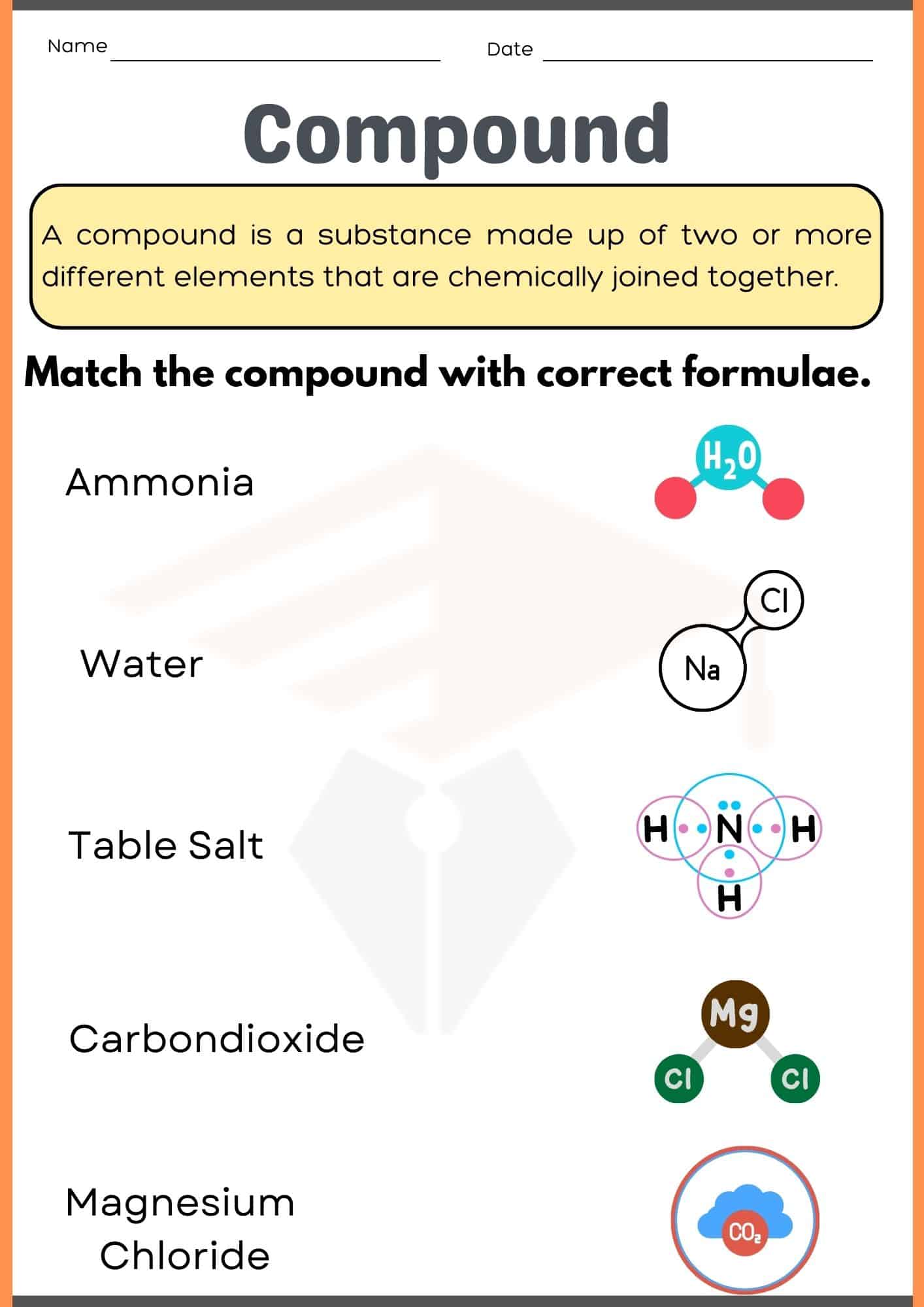 Compound Worksheets