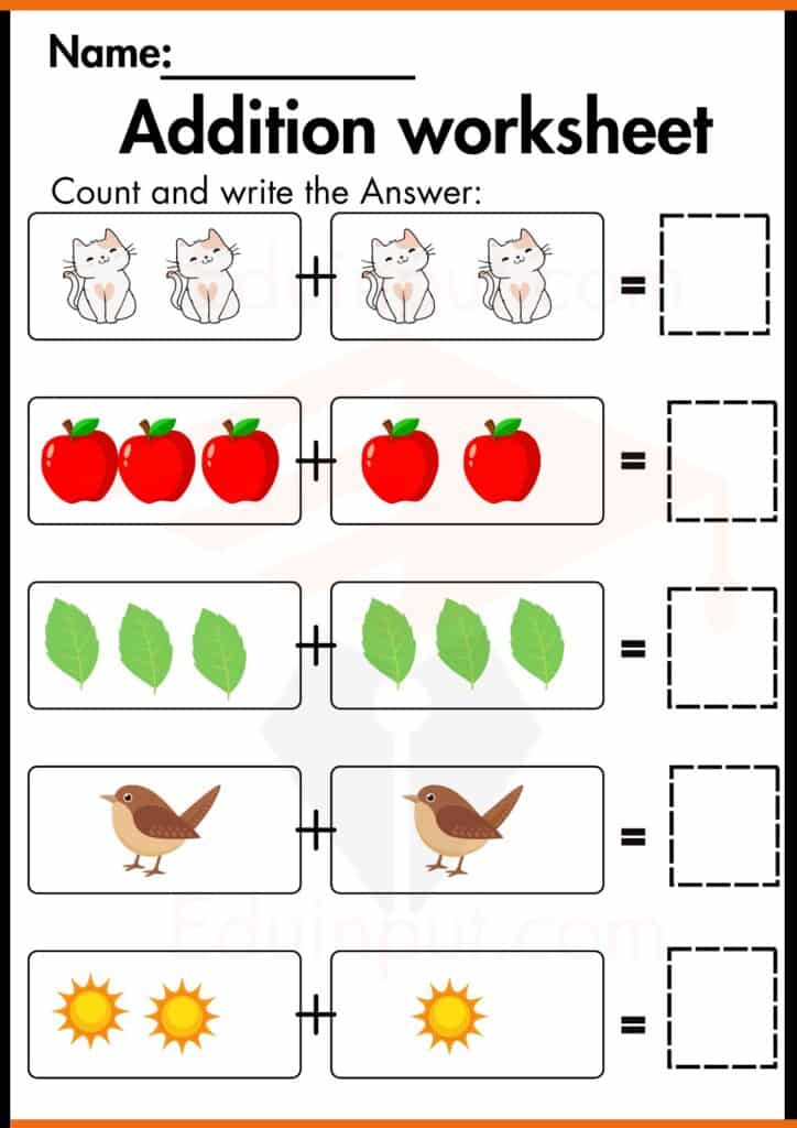 Count and write the Answer 4