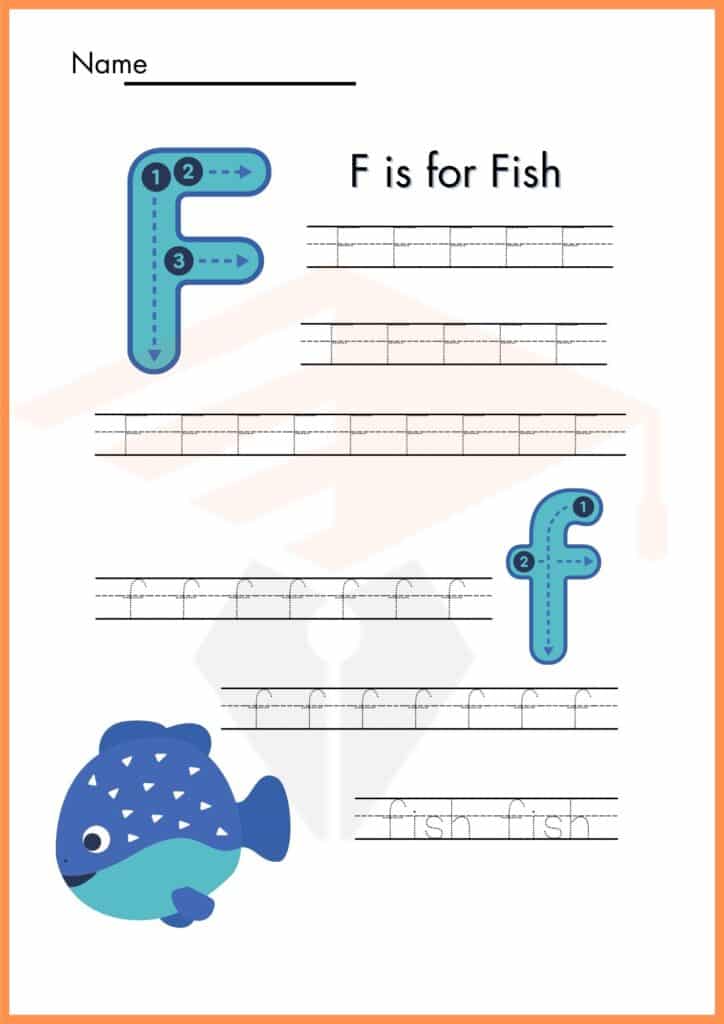 Image showing Fish Worksheets for Kindergarten