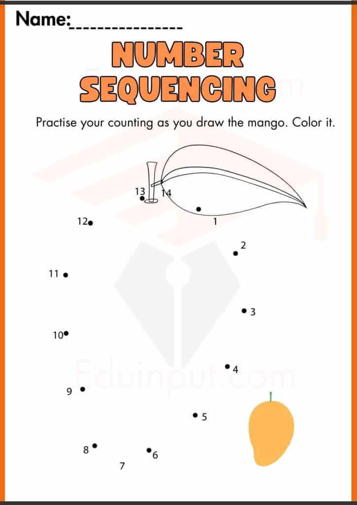 Number Sequencing Worksheet 4