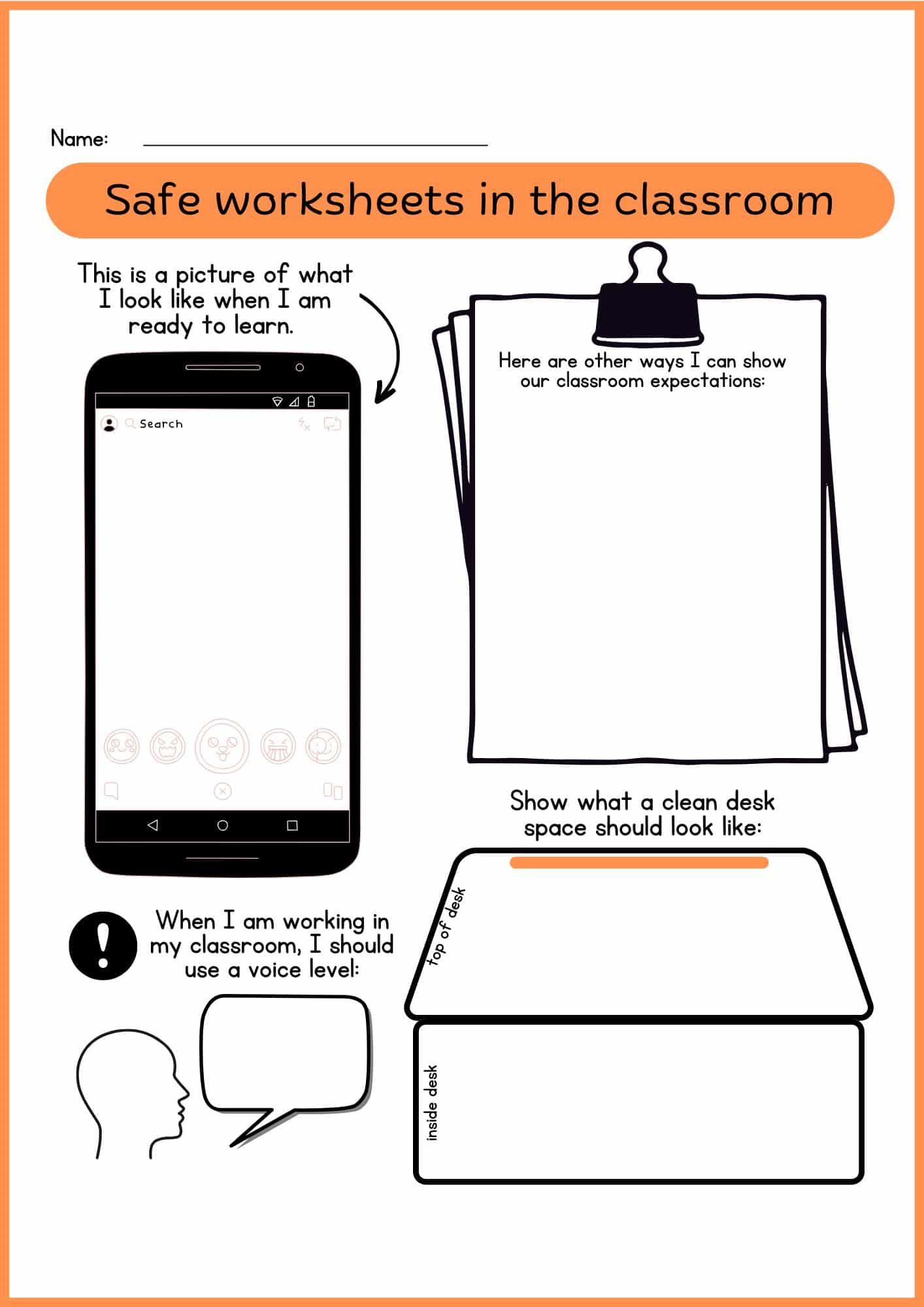 Safety Worksheets for Kindergarten