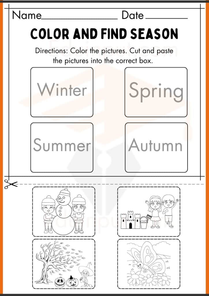 seasons worksheet 3