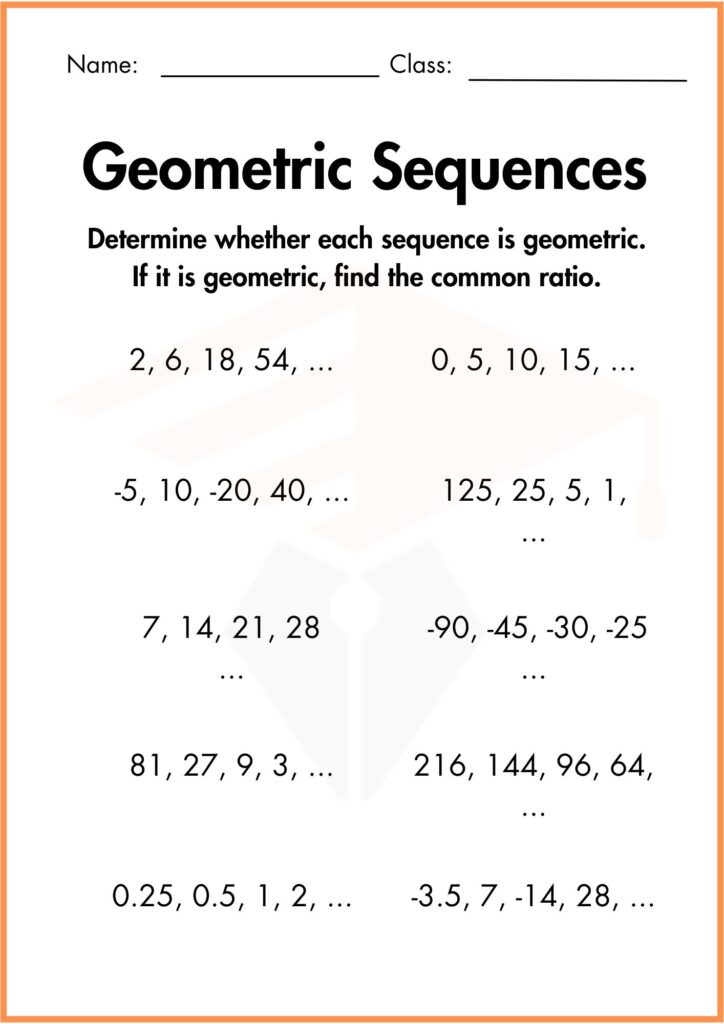 image showing Geometric sequences