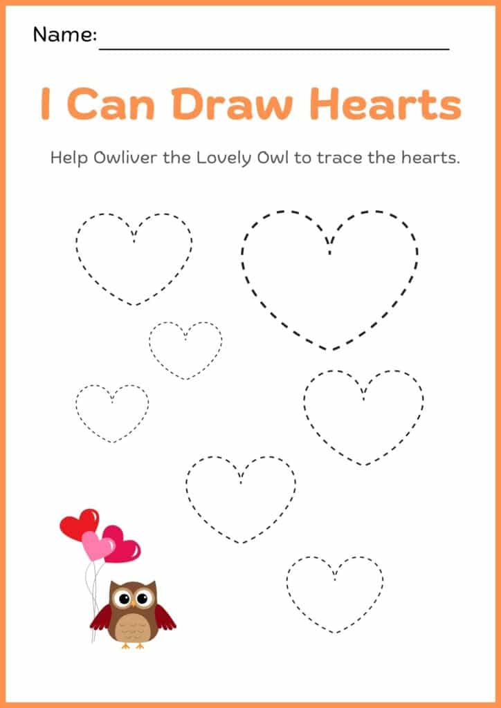 Image showing draw the heart shape