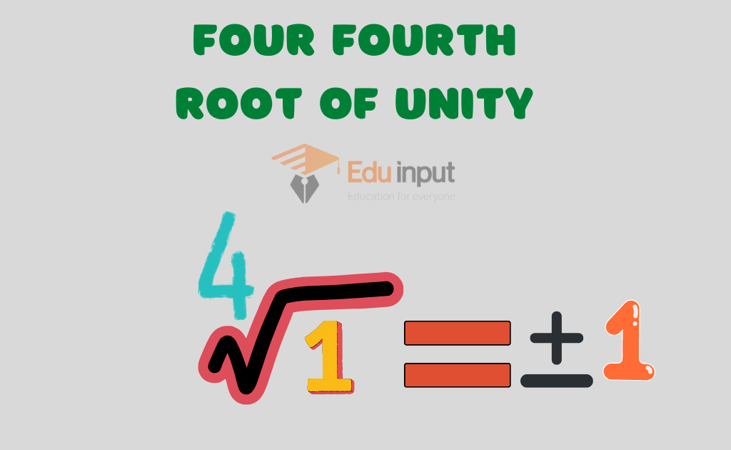 Four Fourth Roots Of Unity