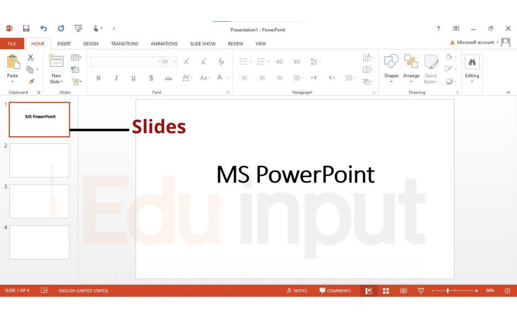 image showing the MS PowerPoint