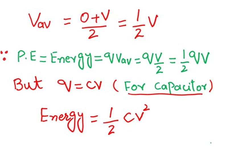 equation of average potential difference