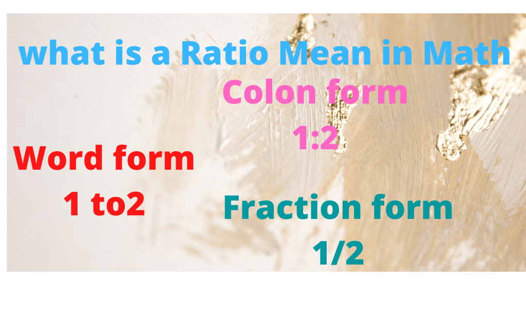 What is Ratio in Math?-EDUInput