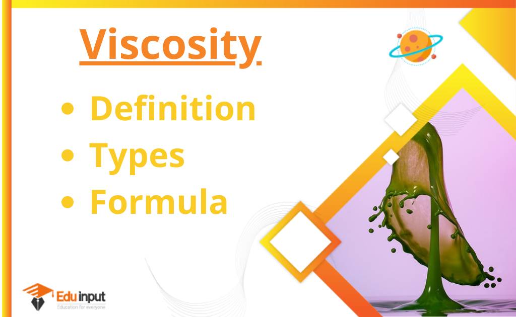 What is Viscosity?-Definition, And Types