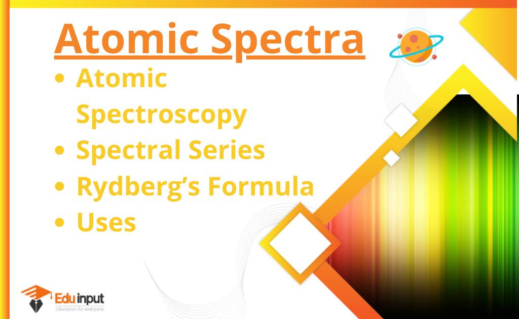 Atomic Spectra | Atomic Spectroscopy, Rydberg’s Formula