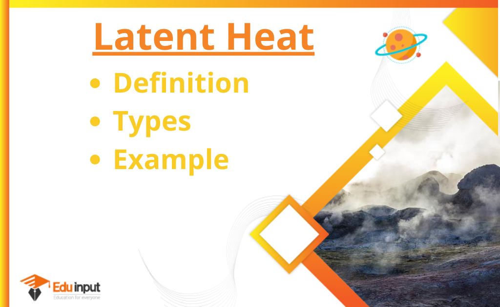 Latent heat-Definition, Types, Example, And Specific Latent Heat
