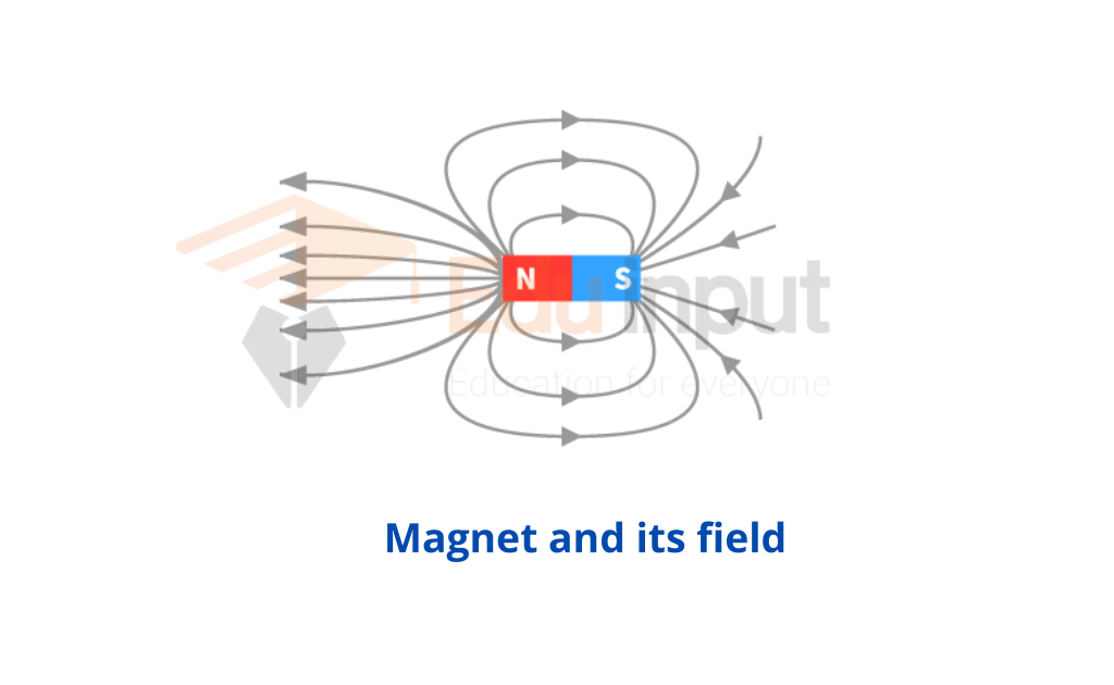 image showing the magnet and its field