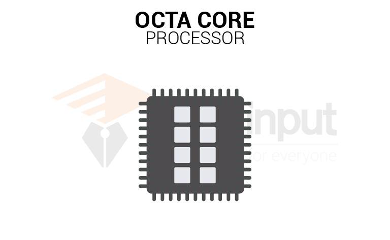 image showing the octa-core processor