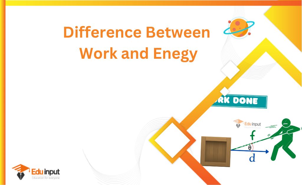 Difference Between Work And Energy
