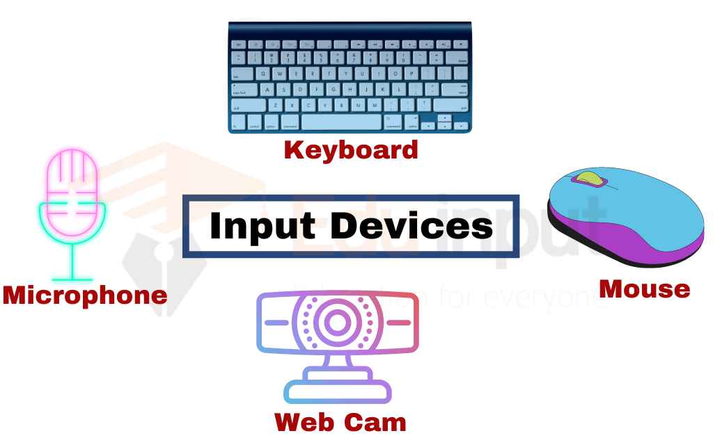 image showing the input devices