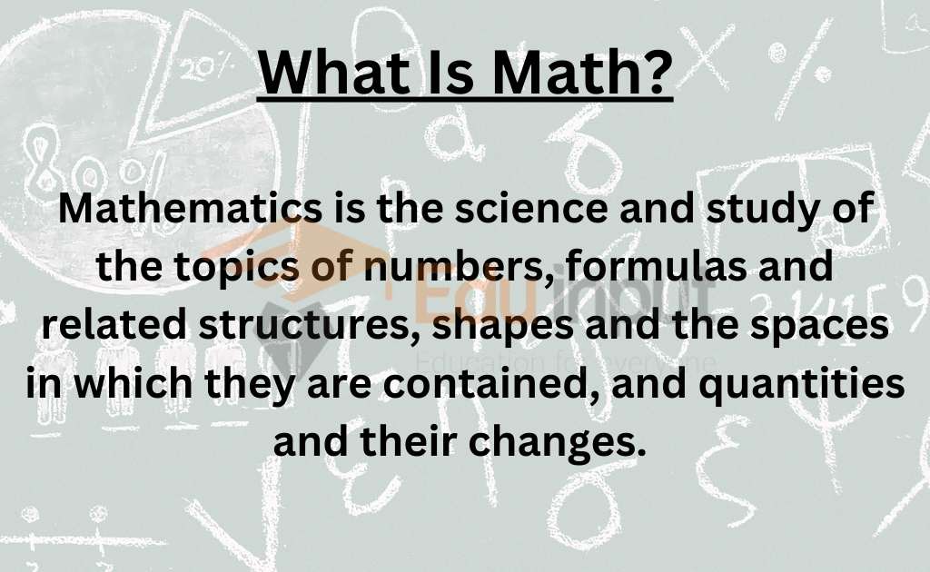 image of What Is Math