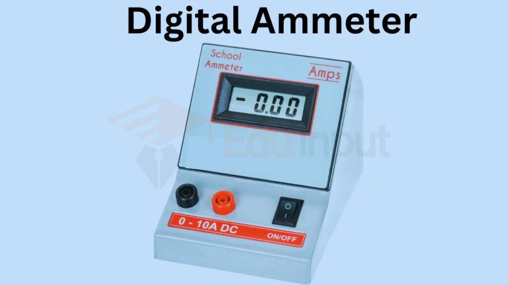 image of digital ammeter