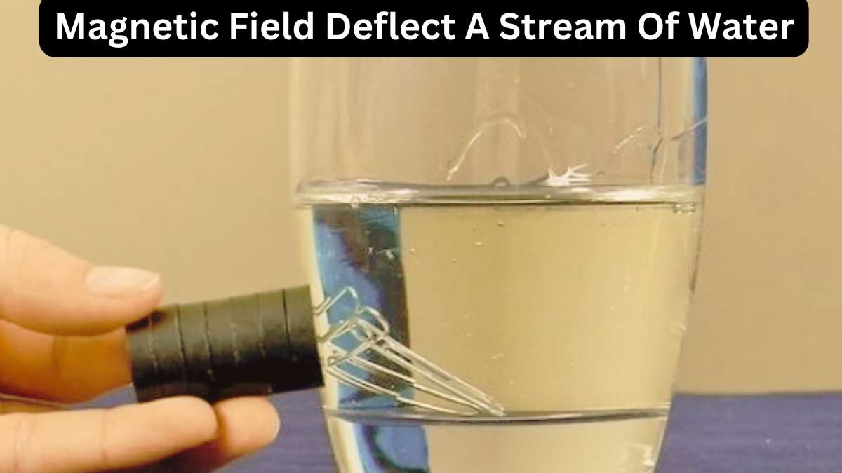 Can A Magnetic Field Deflect A Stream Of Water?