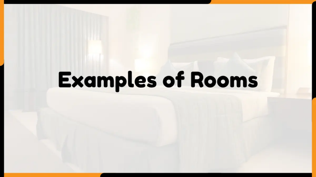 Image showing Examples of Rooms